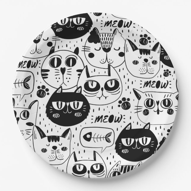 Prato De Papel The Ultimate Cat Lover - Cozy Cat pet  (Frente)