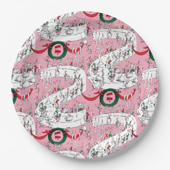 Prato De Papel The Whos' Merry Christmas Feast (Frente)