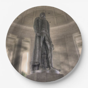 Prato De Papel Thomas Jefferson Memorial Bronze Estátua