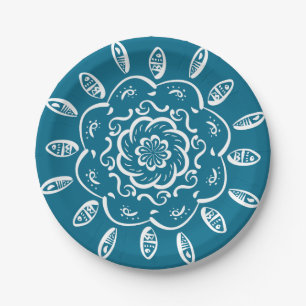 Prato De Papel Tidepool Mandala