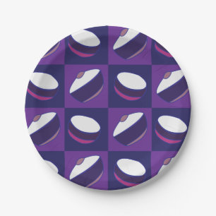 Prato De Papel Tigela de Cozinha Azul Roxo Festa na Cozinha
