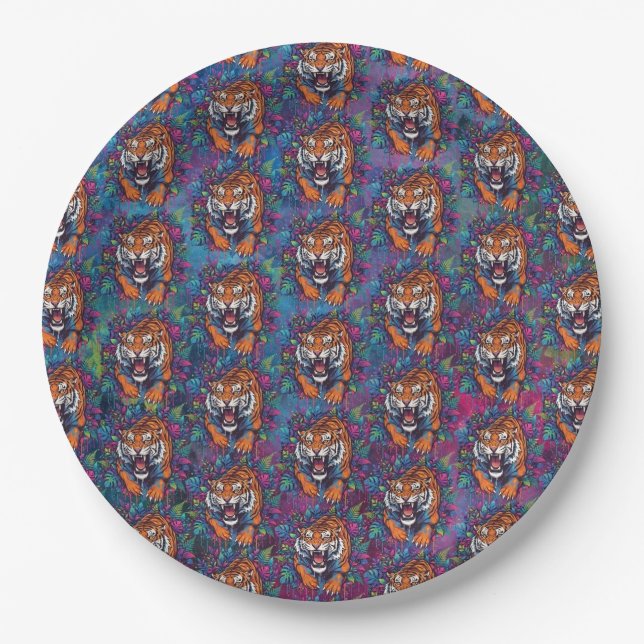 Prato De Papel Tigre (Frente)