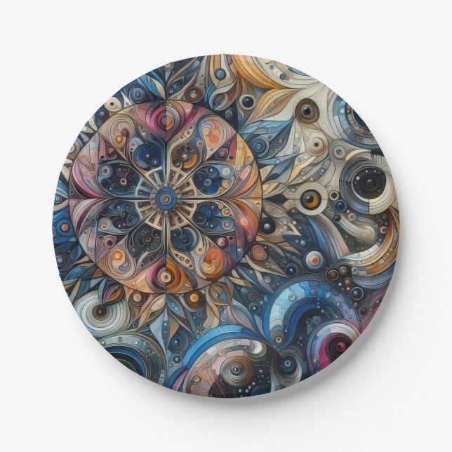 Prato De Papel Timepiece (Frente)