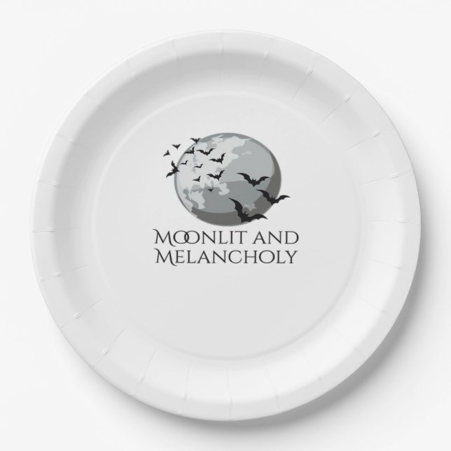 Prato De Papel Tinta Whimsigoth – Florestas Místicas, Luas & Magi (Frente)