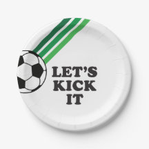 Tiras Verdes de Futebol Vamos Chutar Aniversário