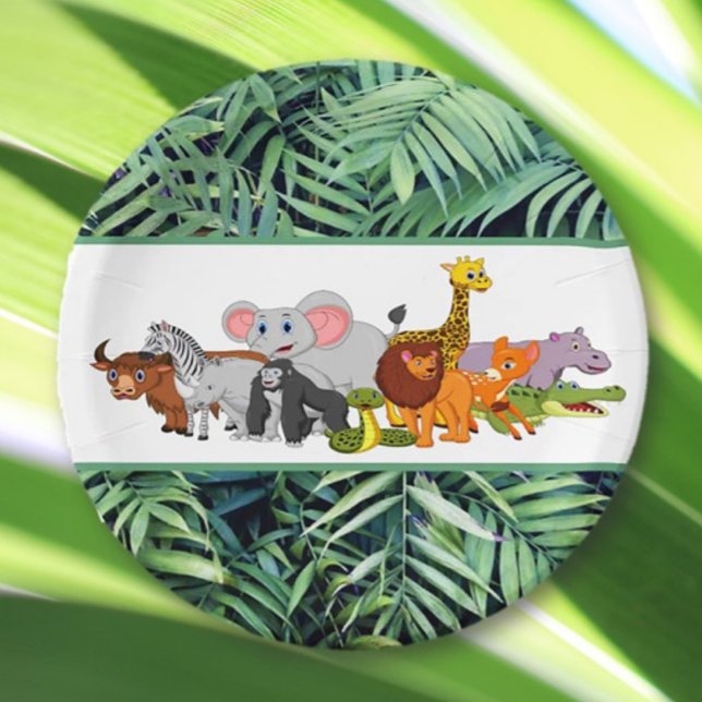 Prato De Papel Tire Wild! Pasta de Papéis de Aniversário para Ani (Criador carregado)