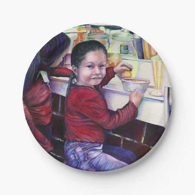 Prato De Papel Todas As Boas Garotas Têm Sorvete (Frente)