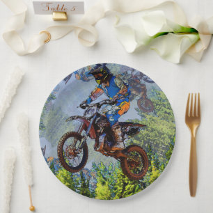 Prato De Papel Tolos De Lixo - Motocross Racers