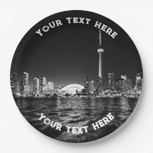 Prato De Papel Toronto Canada Black and White Vintage Custom Pape