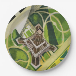 Prato De Papel Torre Eiffel (por Robert Delaunay)