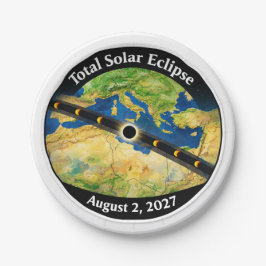 Prato De Papel Total Solar Eclipse 2027 Map