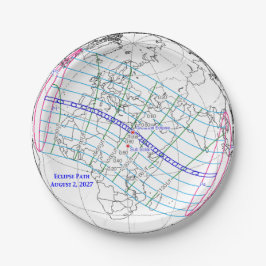 Prato De Papel Total Solar Eclipse 2027 Map