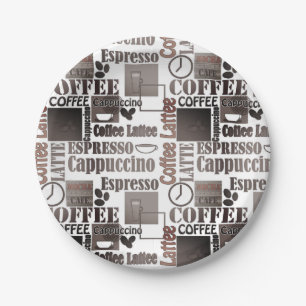 Prato De Papel Travesseiro decorativo de café favorito