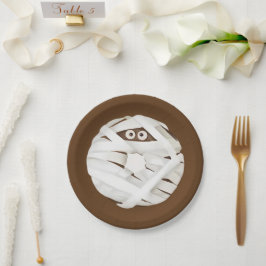 Prato De Papel Trendy Halloween Spooky Mummy Ghost Rosquinha Part