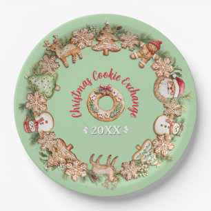 Prato De Papel Troca de cookies