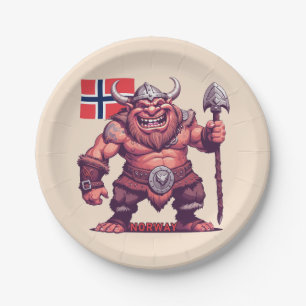 Prato De Papel Troll norueguês