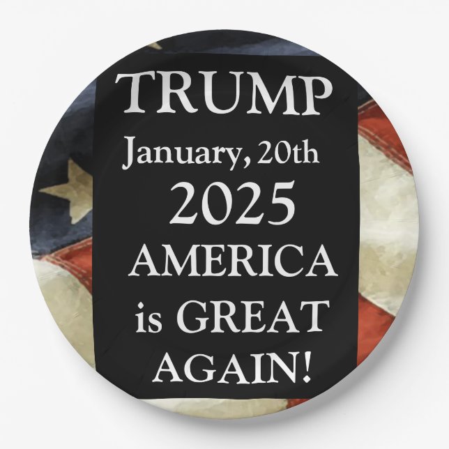 PRATO DE PAPEL TRUMP 2025 (Frente)
