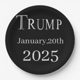 PRATO DE PAPEL TRUMP 2025