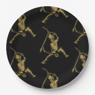 Prato De Papel Truques de Cavaleiro Sem Patinete Pro