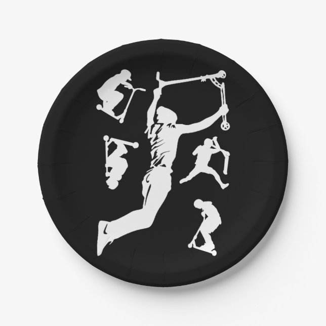 Prato De Papel Truques de Patinete de dublagem (Frente)