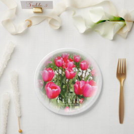 Prato De Papel Tulip