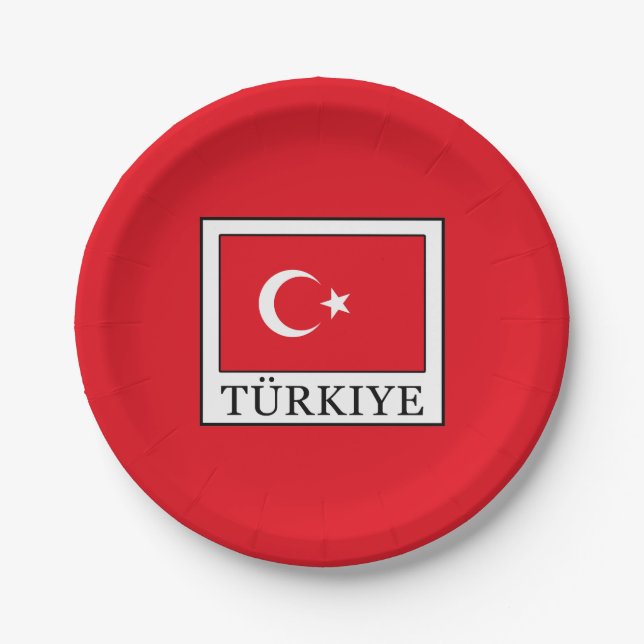 Prato De Papel Türkiye (Frente)