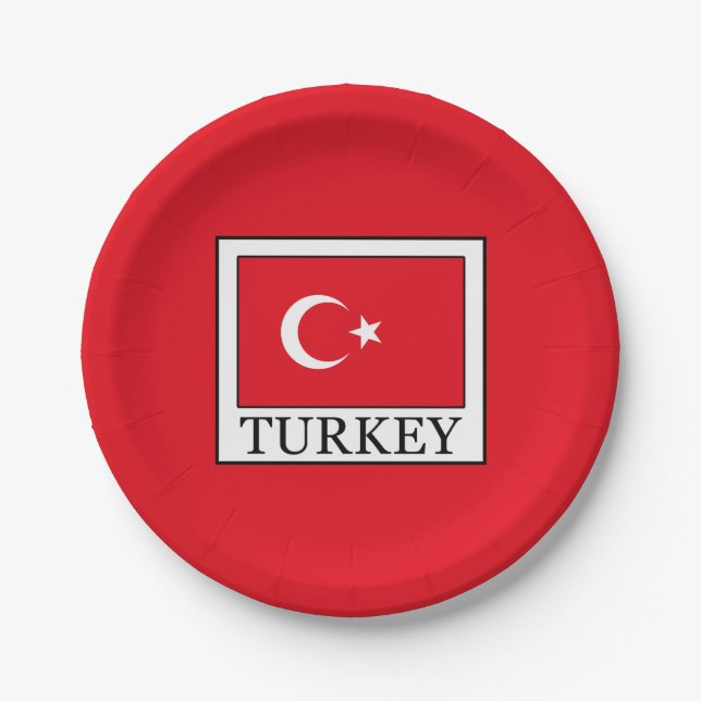 Prato De Papel Turquia (Frente)