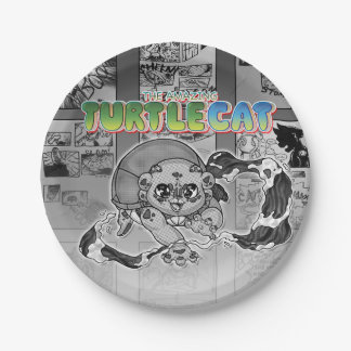 Prato De Papel Turtlecat Manga Toned - Ação Swish-a-wssshh