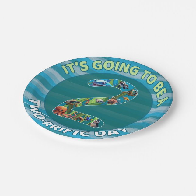 Prato De Papel Two-rrific Day Paper Plate (Inclinado)