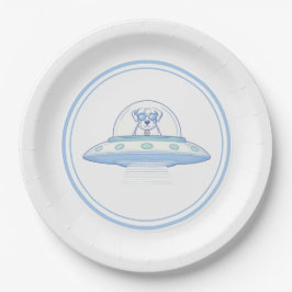 Prato De Papel UFO PETS - Baby Shower -