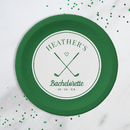 Prato De Papel Última Bachelorette de Golf Swing