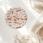 Prato De Papel Última Cowgirl do Deserto Placas de Papel Rodeado<br><div class="desc">Uma design de vaqueira divertida com cores castanhas e beges</div>