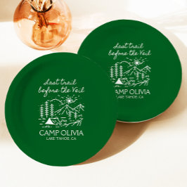 Prato De Papel Última Rastreio Antes Da Festa de solteira Do Véu