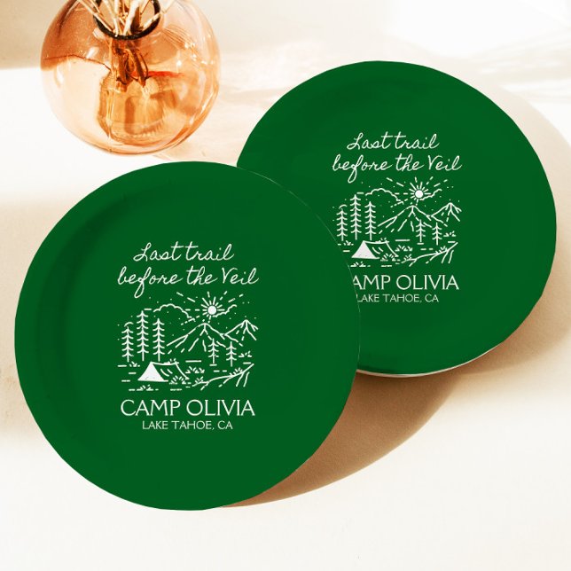 Prato De Papel Última Rastreio Antes Da Festa de solteira Do Véu (Criador carregado)