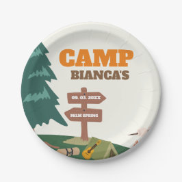 Prato De Papel Última Trilha Antes Da Bachelorette Do Campo De Vé