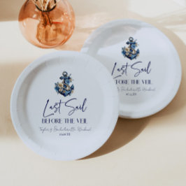 Prato De Papel Última Viagem Antes do Véu Festa de Despedida de S