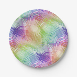 Prato De Papel ultradeluxo de onda de chuva: