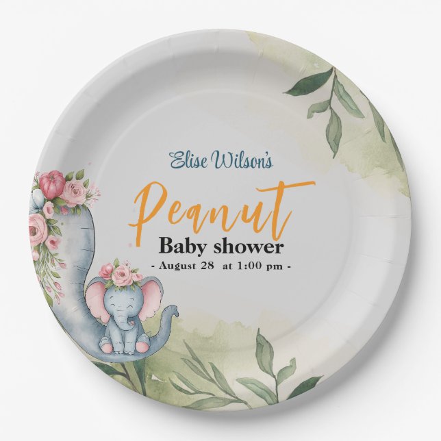 Prato De Papel Um amendoim doce está a caminho (Frente)