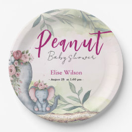 Prato De Papel Um amendoim doce está a caminho