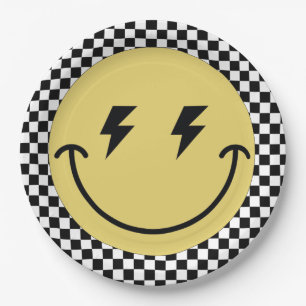 Prato De Papel Um Cara Feliz   primeiro aniversario Para Crianças