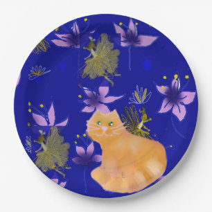 Prato De Papel Um gato giro chamado Catool