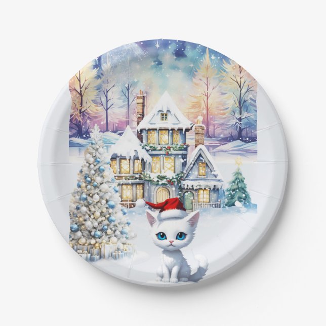 PRATO DE PAPEL UM KIT KAT CHRISTMAS (Frente)