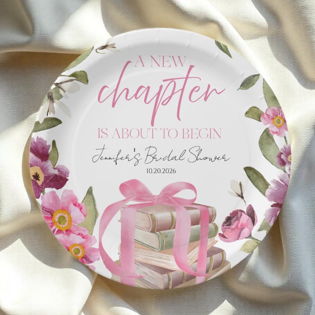 Prato De Papel Um novo livro de capítulo | Chá de panela de Aquar (Criador carregado)