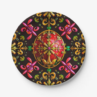 Prato De Papel UM PADRÃO DE NATAL ~ Cuz ~