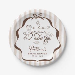 Prato De Papel Um Pouco Mais Perto de I Do Espresso Martini Chá d