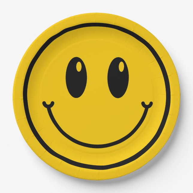 Prato De Papel Um primeiro aniversario Feliz (Frente)