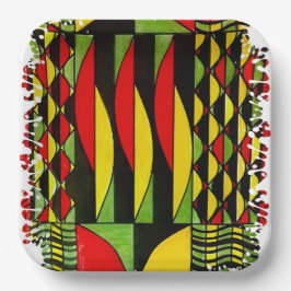 Prato De Papel Uma Abertura De Cor Com Ritmo