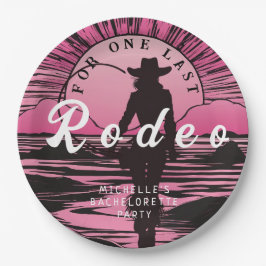 Prato De Papel Uma última Bachelorette Rodeo