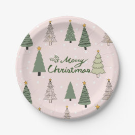 Prato De Papel Under the Snowy Trees – Christmas