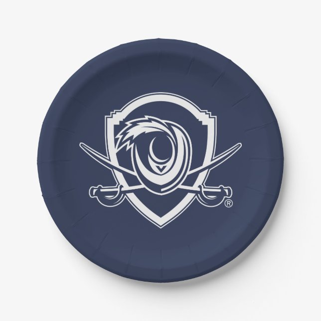 Prato De Papel Universidade da Virgínia | Cavalier Shield (Frente)